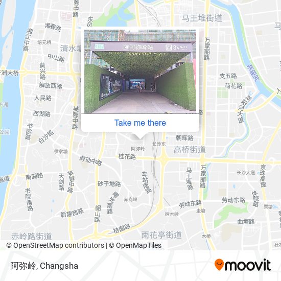 阿弥岭 map