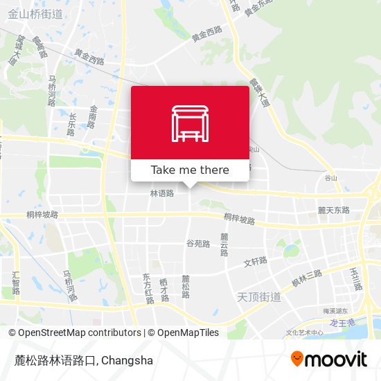 麓松路林语路口 map
