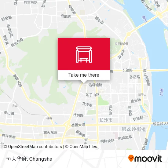 恒大华府 map