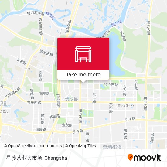 星沙茶业大市场 map