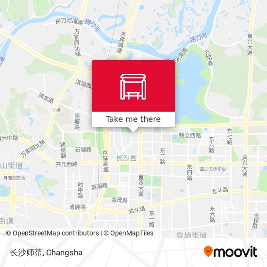 长沙师范 map