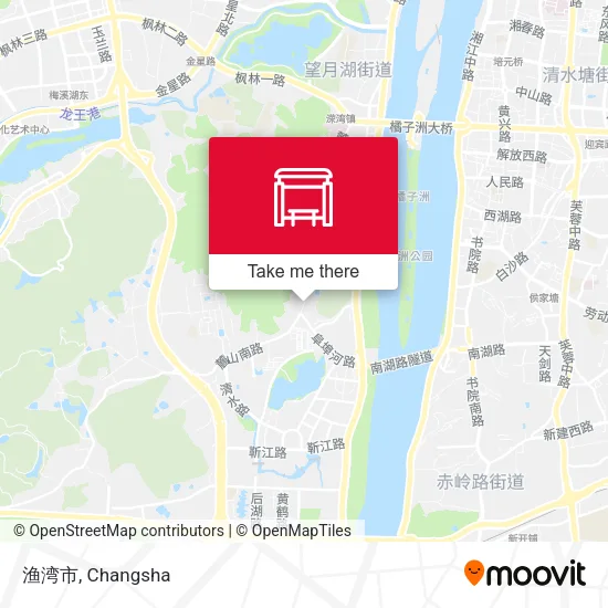 渔湾市 map