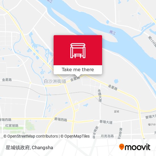 星城镇政府 map