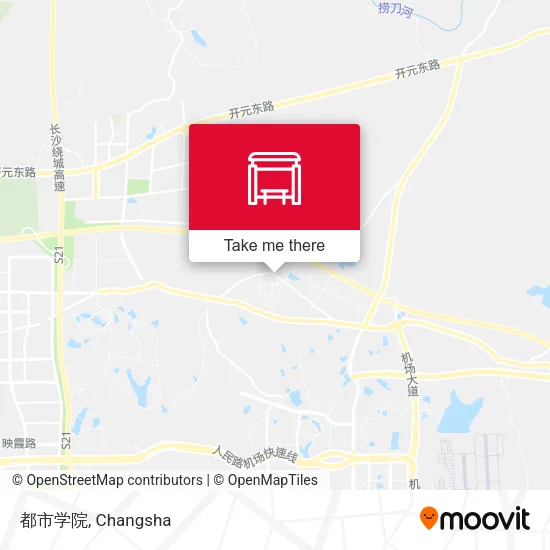 都市学院 map