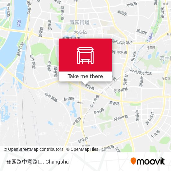 雀园路中意路口 map