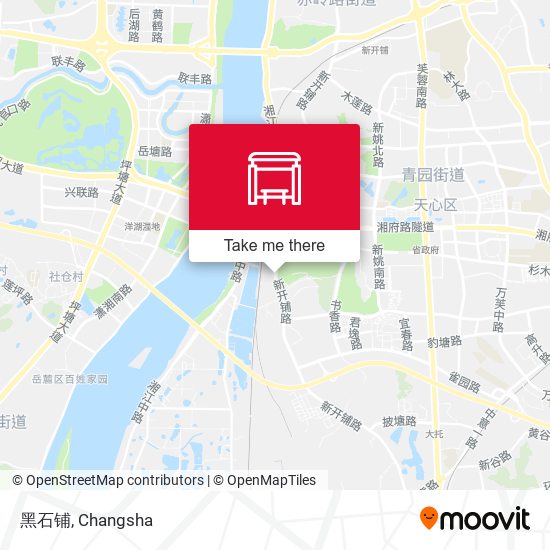 黑石铺 map