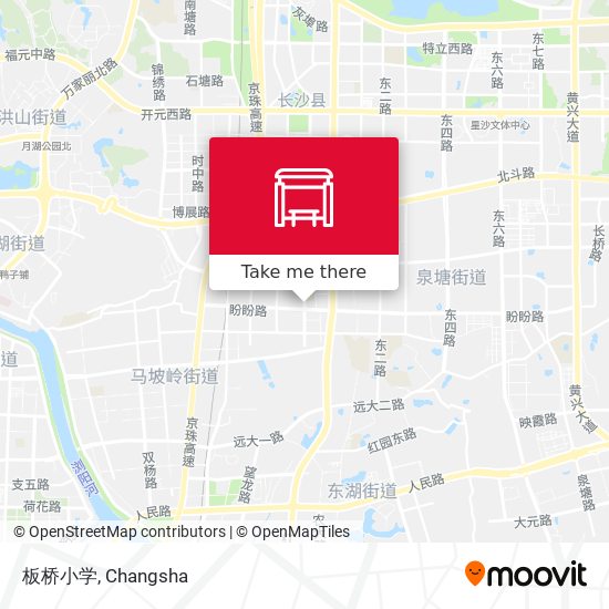 板桥小学 map