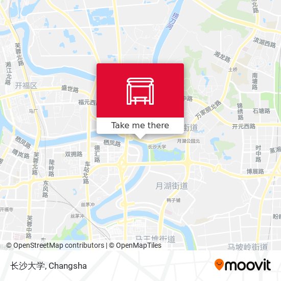 长沙大学 map