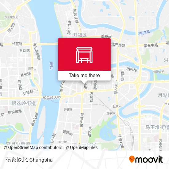 伍家岭北 map