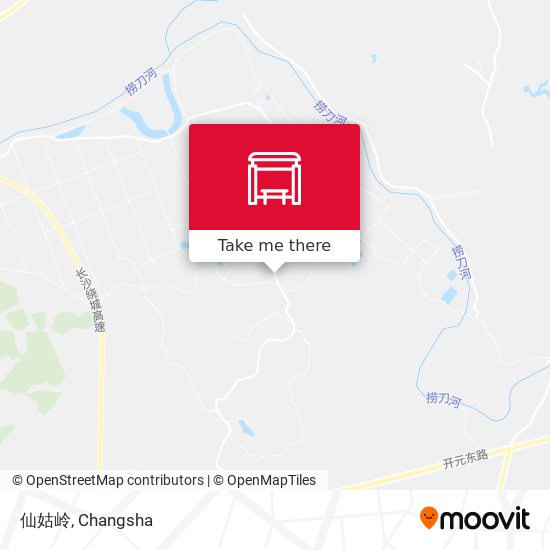 仙姑岭 map