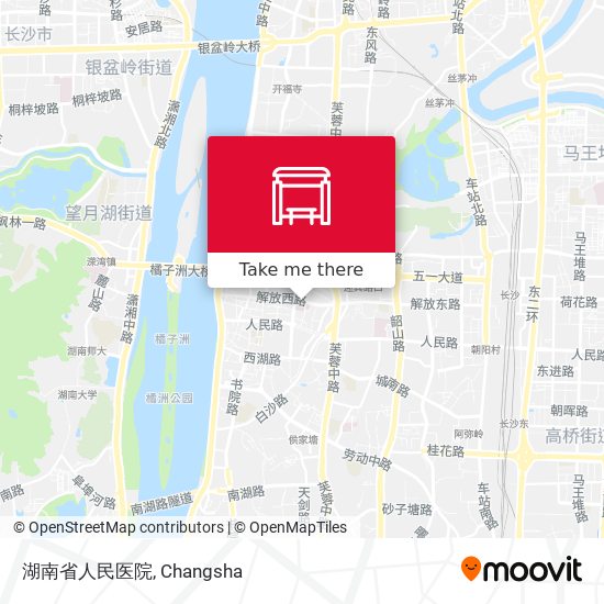 湖南省人民医院 map