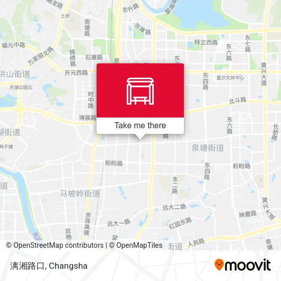 漓湘路口 map