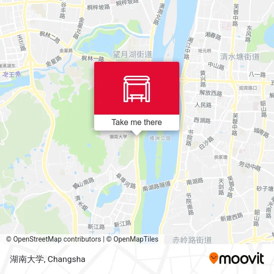 湖南大学 map