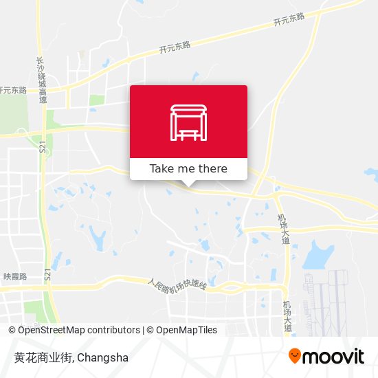 黄花商业街 map
