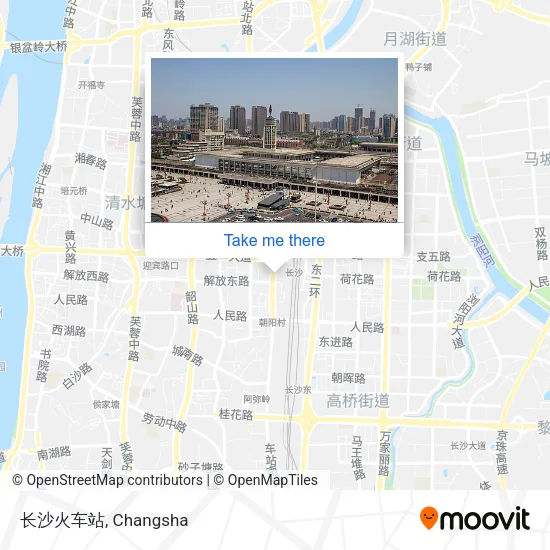 长沙火车站 map