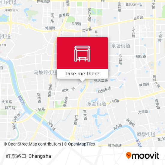 红旗路口 map
