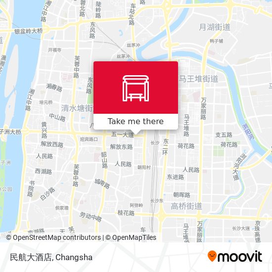民航大酒店 map