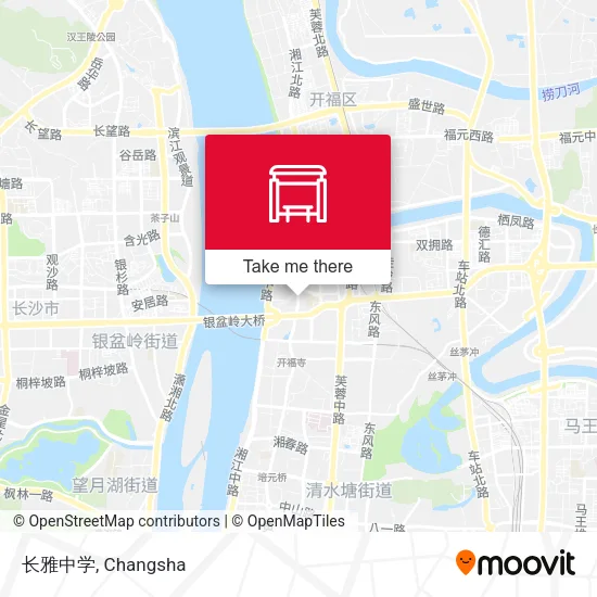 长雅中学 map