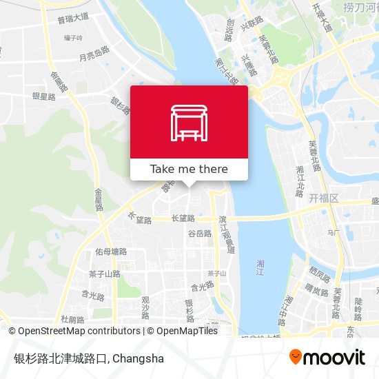 银杉路北津城路口 map