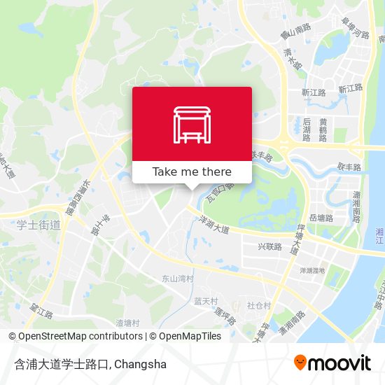含浦大道学士路口 map