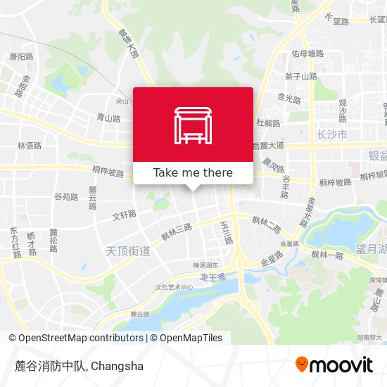 麓谷消防中队 map