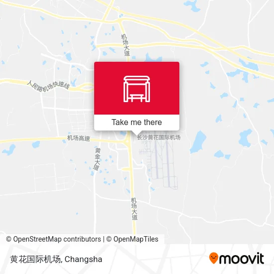 黄花国际机场 map