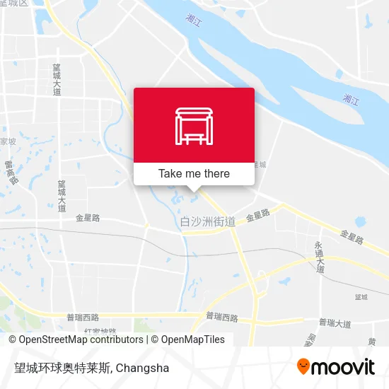 望城环球奥特莱斯 map