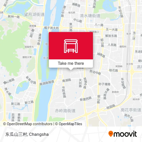东瓜山三村 map