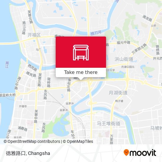 德雅路口 map