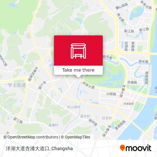 洋湖大道含浦大道口 map