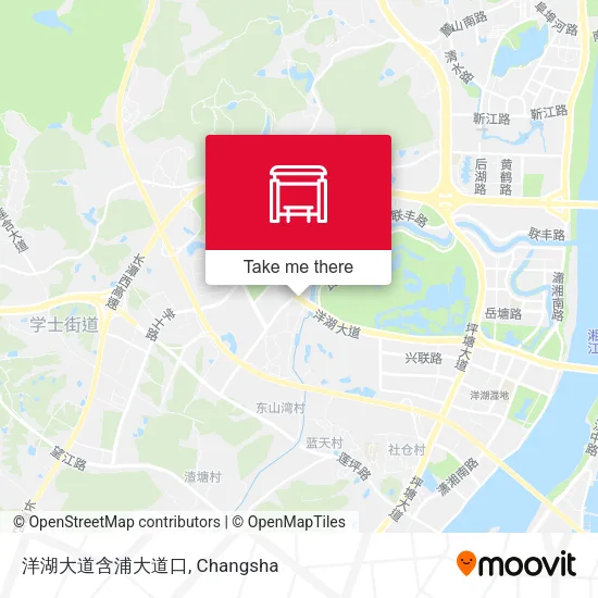 洋湖大道含浦大道口 map