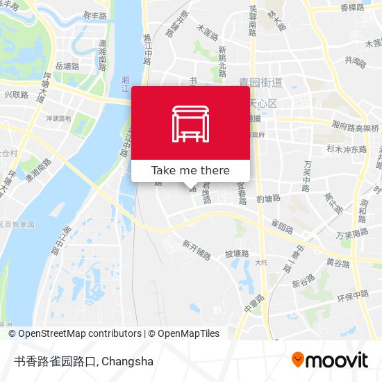 书香路雀园路口 map