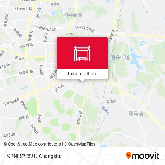 长沙职教基地 map