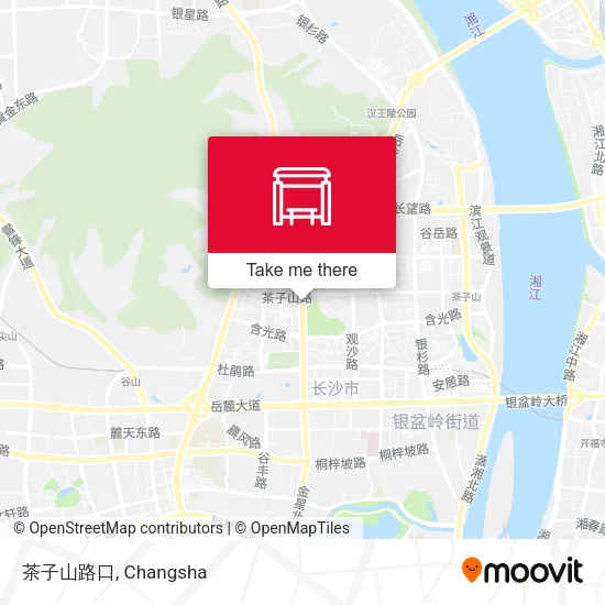 茶子山路口 map