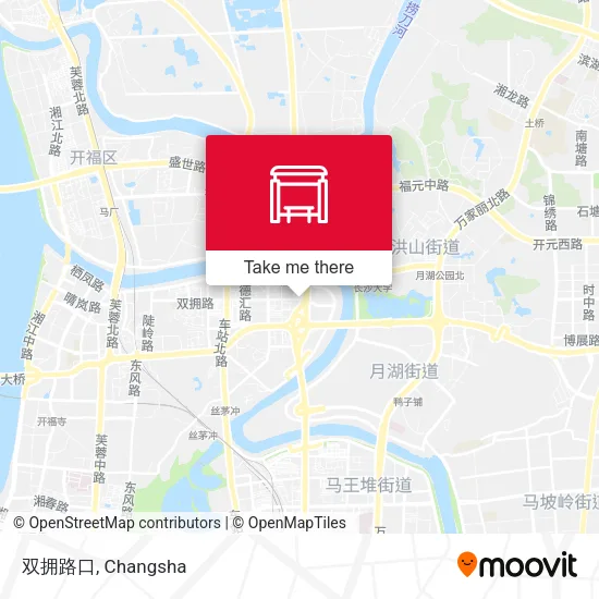 双拥路口 map