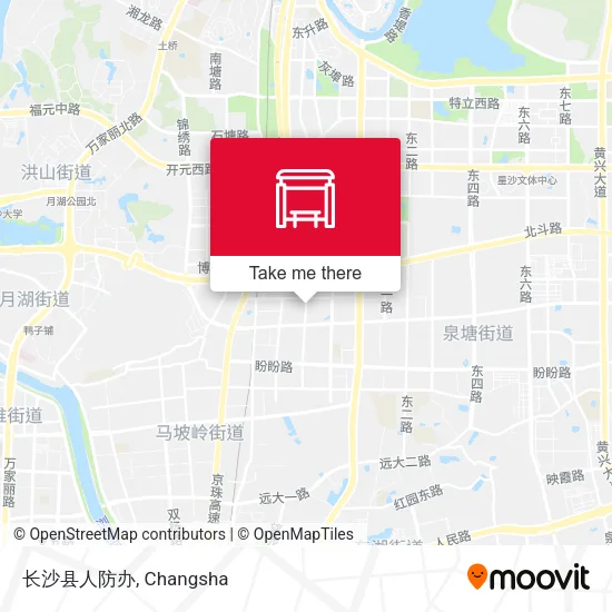 长沙县人防办 map