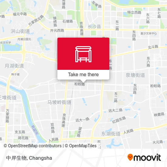 中岸生物 map