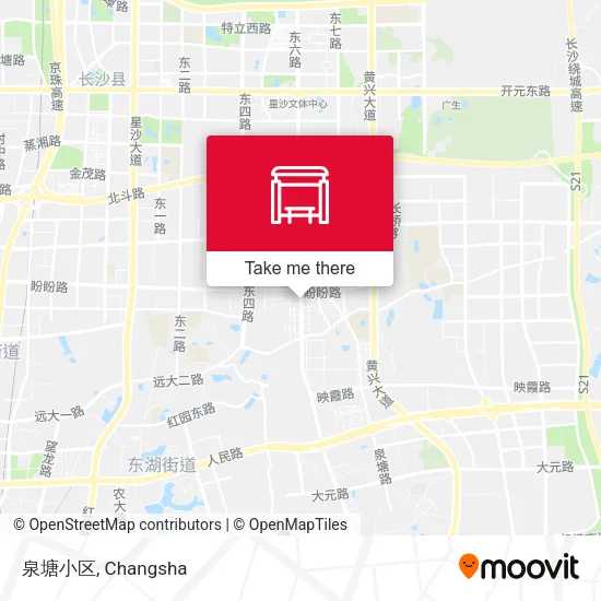泉塘小区 map