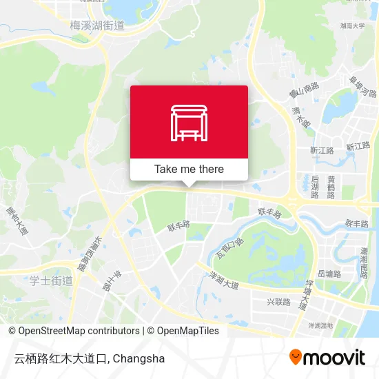云栖路红木大道口 map