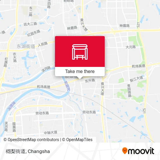 樃梨街道 map