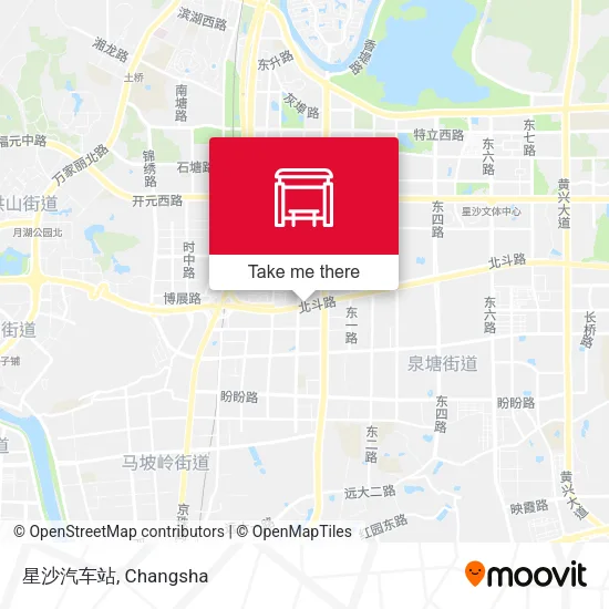 星沙汽车站 map