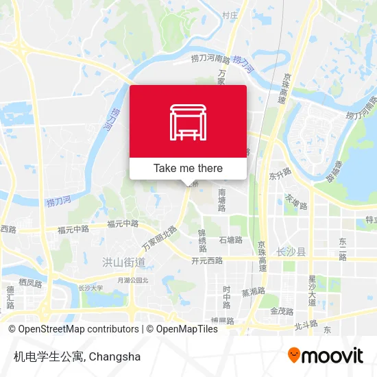 机电学生公寓 map
