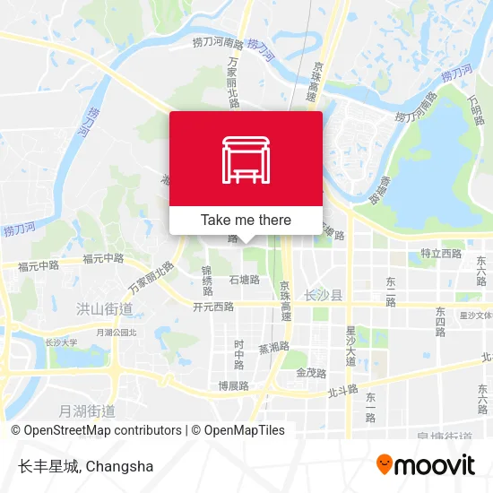 长丰星城 map