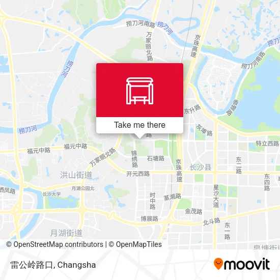 雷公岭路口 map