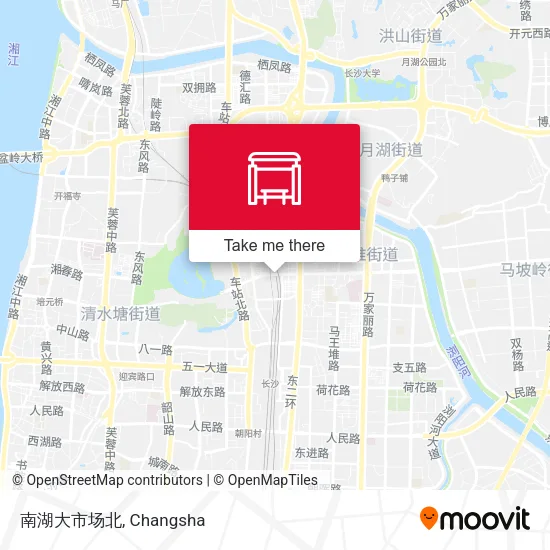 南湖大市场北 map