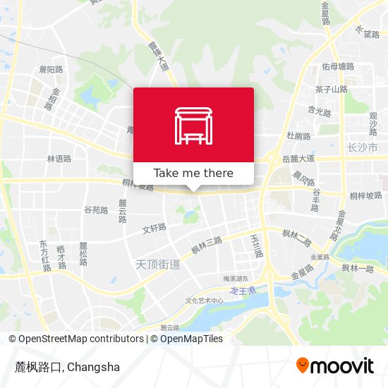 麓枫路口 map