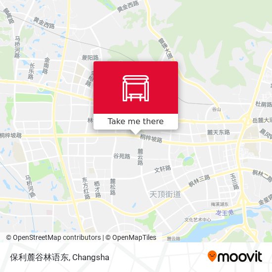 保利麓谷林语东 map