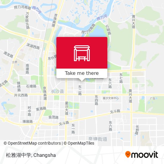 松雅湖中学 map