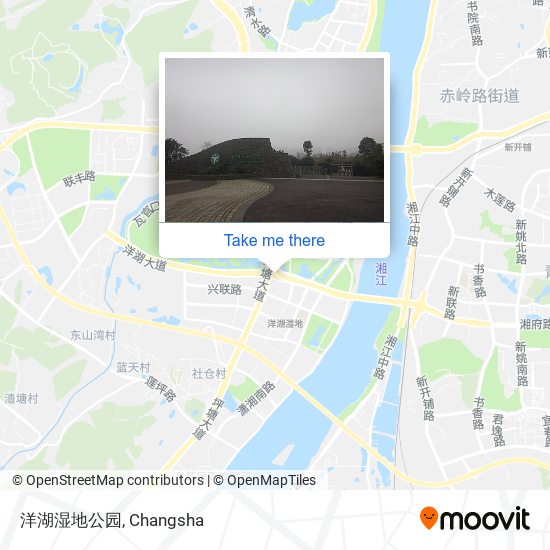 洋湖湿地公园 map