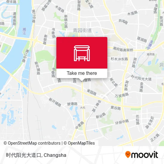 时代阳光大道口 map